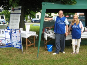 Community Care Tombola and information stall at Hutton Rudby on Saturday 4th July 2015